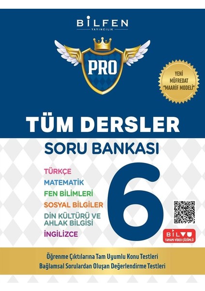 6. Sınıf Pro Tüm Dersler Soru Bankası - 2025 Maarif Modeli Müfredat