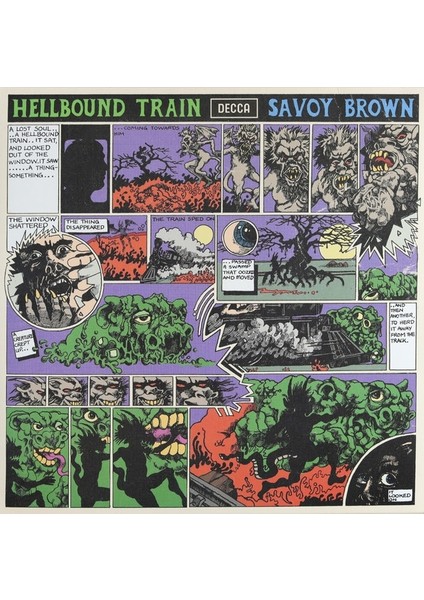 Savoy Brown - Hellbound Train (Mermer Desenli) - Plak