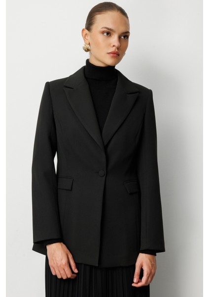Tek Düğme Klasik Siyah Ceket modelleri