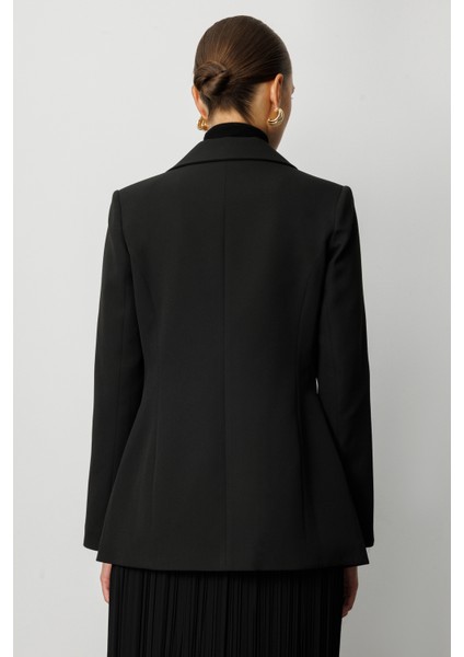 Tek Düğme Klasik Siyah Ceket indirimleri