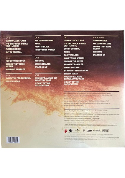 Rollıng Stones Havana Moon (Triple Lp+Bonus Dvd) *printed In E.u. (Not Opened) Plak fiyatları