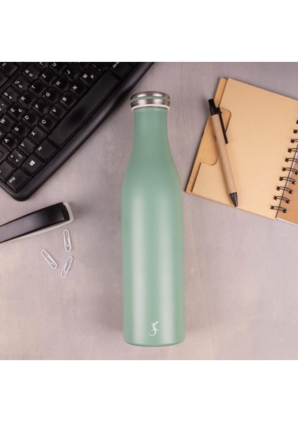 - 750 ml Adaçayı Yeşil, Paslanmaz Çelik Termos - Çift Cidarlı, Sızdırmaz - 240807 fırsatları