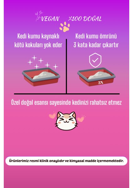 Kedi Kumu ve Tuvaleti Koku Giderici, Doğal Idrar ve Çişi Spreyi, Kokusuz Tuvalet Için, Bitkisel Formül, fiyatları