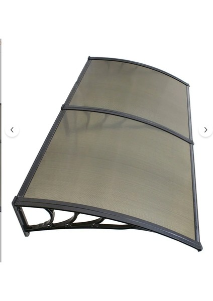 Kapı Üstü Pratik Sundurma 200 x 80 cm Siyah