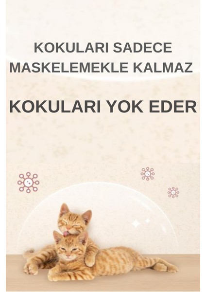 Kedi Kumu ve Tuvaleti Koku Giderici, Doğal Idrar ve Çişi Spreyi, Kokusuz Tuvalet Için, Bitkisel Formül, fırsatları