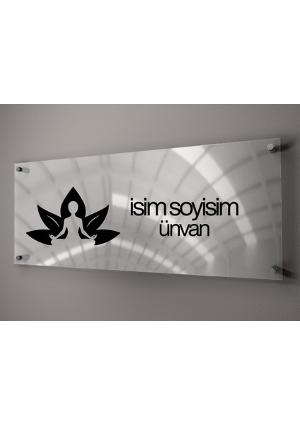 5 mm Pleksi Glass Malzeme Üzeri Uv Baskılı Yönlendirme ve Kapı Isimliği Tabelası fiyatları