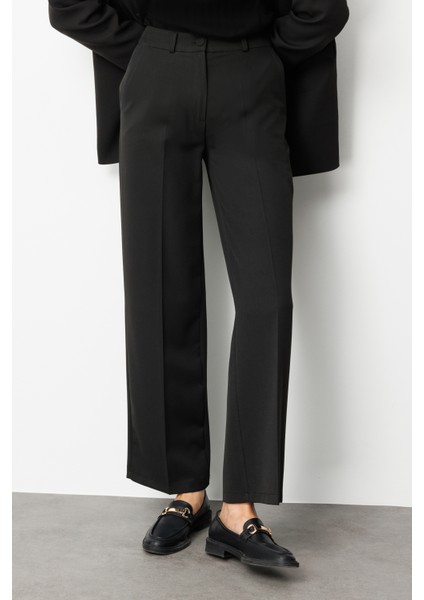 Cepli Klasik Siyah Kumaş Pantolon modelleri