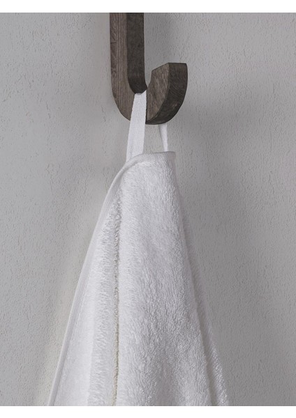 Beyaz Pamuk Jakarlı Tekli Banyo Havlusu Saint indirimleri