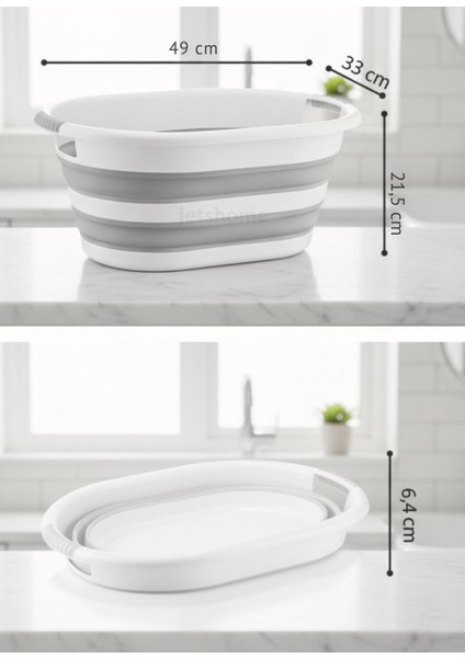 18 Litre Katlanır Silikon Çamaşır Sepeti – Akordiyon Tasarım, Pratik ve Yer Tasarruflu fiyatları