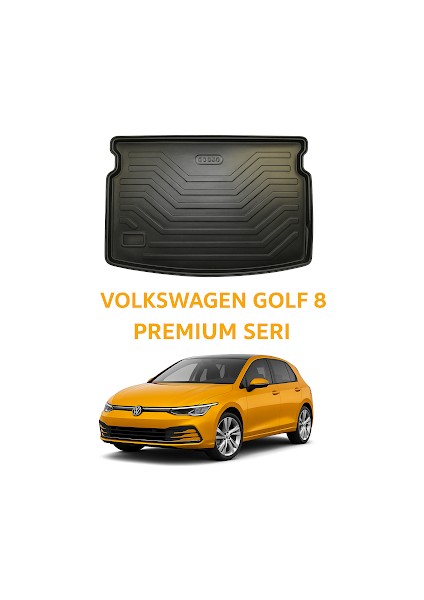 Volkswagen Golf 8 Üst Kademe 3D Kauçuk Bagaj Havuzu – Araca Özel, Premium Seri fiyatları