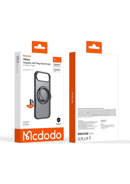 PC-1873 iPhone 17 Air Yakalama Düğmeli Manyetik 360° Halka Standlı Kılıf fiyatları