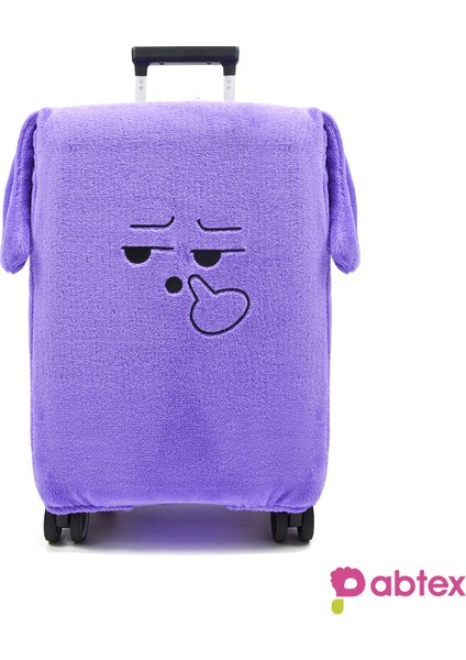 Pandamkee Şaşkın Yüz Desenli Bavul-Valiz Koruyucu Kılıf (Orta Boy) modelleri