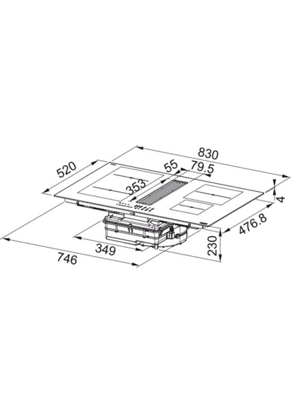 Davlumbaz Entegreli Ocak Fma 8381 R Hı 340.0705.337 modelleri