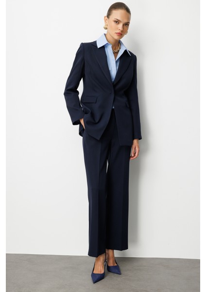 Tek Düğme Klasik Lacivert Ceket fiyatları