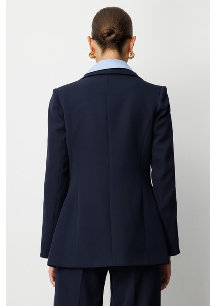 Tek Düğme Klasik Lacivert Ceket fırsatları