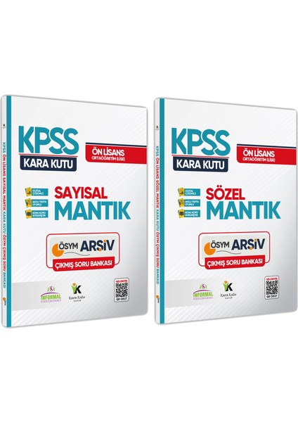 KPSS Sayısal ve Sözel Mantığın Kara Kutusu Konu Özetli Tamamı Dijital Çözümlü Soru Bankası