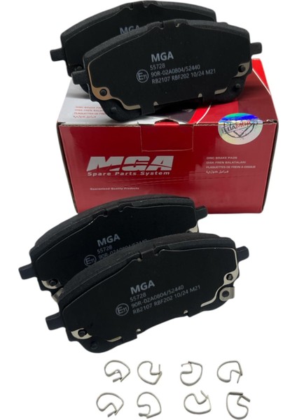 Ön Fren Balatası / Toyota Corolla 1.6 Benzinli 1.8 Hybrıd 2019/- Yaris Cross 2019-/ 55728-446502470