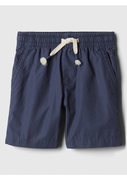 Erkek Bebek Lacivert Poplin Pull-On Şort