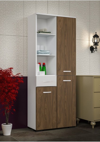 Banyo Dolabı Çok Amaçlı Dolap Mutfak Dolabı Ofis Dolabı Raflı