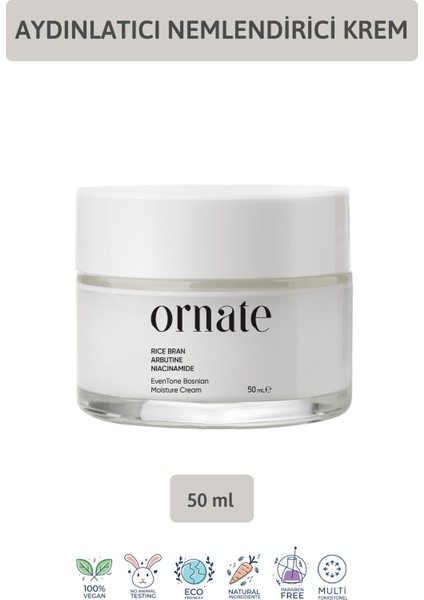 Boşnak Beyazlatıcı Nemlendirici Leke Kremi Bosnian Cream 50 ml