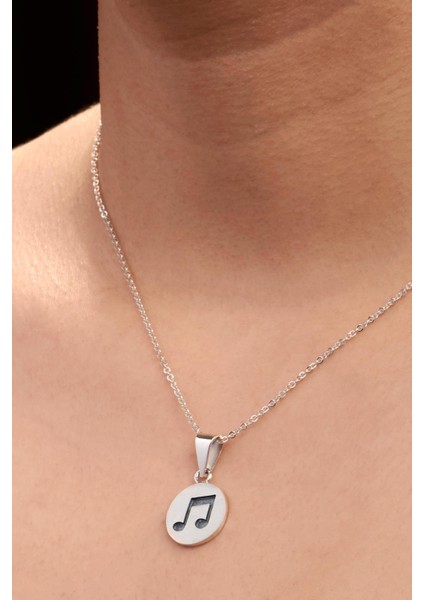 Nota Gümüş Kolye Ucu modelleri