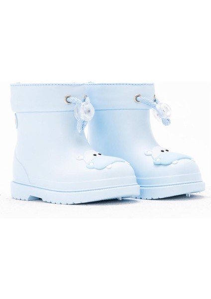 Kız Çocuk Bağcıklı Su Geçirmez Tekstil Bot – Kaymaz Flex Foam Taban, Sonbahar/Kış İçin Rahat Kullanım