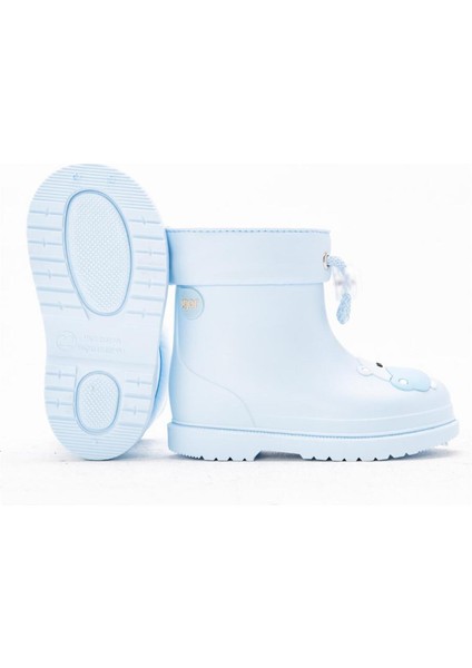 Kız Çocuk Bağcıklı Su Geçirmez Tekstil Bot – Kaymaz Flex Foam Taban, Sonbahar/Kış İçin Rahat Kullanım