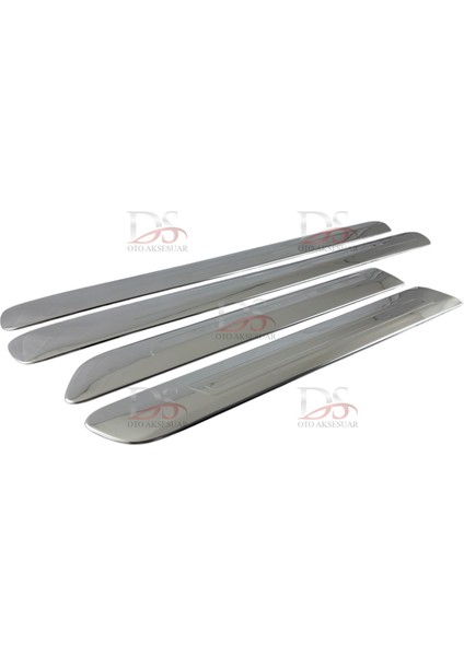 Fiat Doblo 1 Facelift Panel Van/lav 2006 > 2010 Yan Kapı Çıtası 4 Prç. P. Çelik (Geniş)