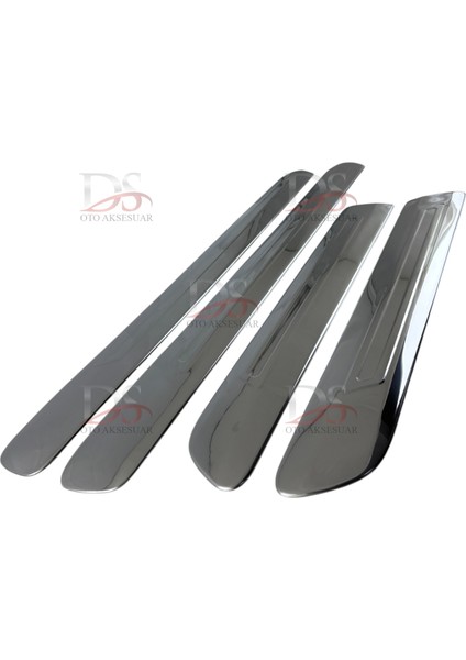 Fiat Doblo 1 Facelift Panel Van/lav 2006 > 2010 Yan Kapı Çıtası 4 Prç. P. Çelik (Geniş) fiyatları