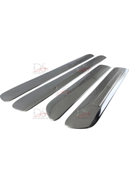 Fiat Doblo 1 Facelift Panel Van/lav 2006 > 2010 Yan Kapı Çıtası 4 Prç. P. Çelik (Geniş) indirimleri