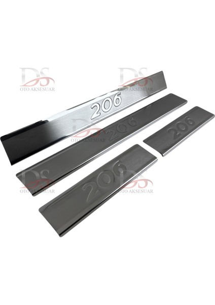 Peugeot 206 Hb /sd/sw 1998 > 2012 Kapı Eşiği 2 Prç. P. Çelik modelleri