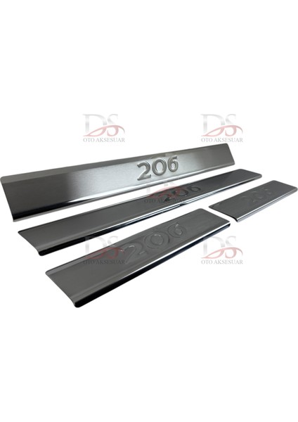 Peugeot 206 Hb /sd/sw 1998 > 2012 Kapı Eşiği 2 Prç. P. Çelik indirimleri