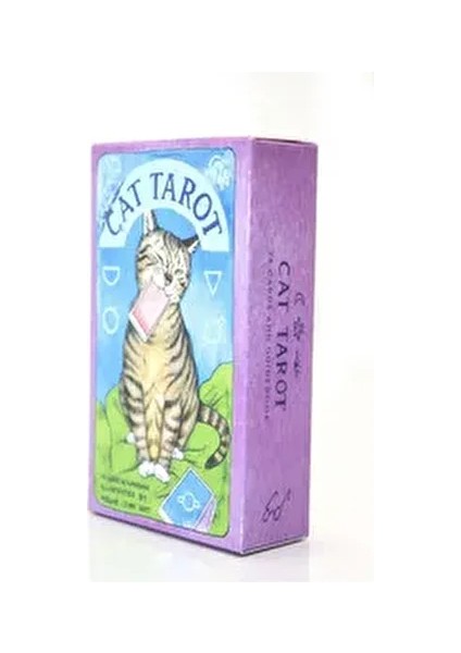 Cat Tarot Kedi Tarot Kağıdı 78 Kartlı Kedi Temalı Tarot Destesi