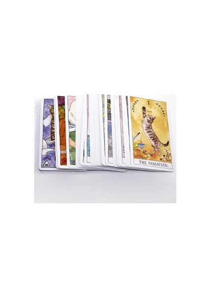 Cat Tarot Kedi Tarot Kağıdı 78 Kartlı Kedi Temalı Tarot Destesi fiyatları