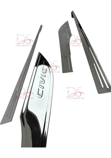 Honda Civic Sd 2016 > Yan Kapı Çıtası 4 Prç. P. Çelik-Yazılı fiyatları