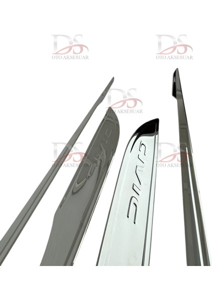 Honda Civic Sd 2016 > Yan Kapı Çıtası 4 Prç. P. Çelik-Yazılı indirimleri