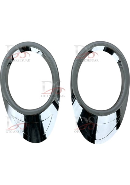 Peugeot Tepee Mini Van 2008 > 2015 Sis Farı Çerçevesi 2 Prç. Abs Krom modelleri