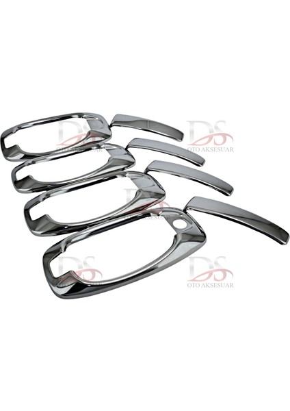 Fiat Doblo 2 Panel Van/lav 2010 > Kapı Kolu 4 Kapı 8 Prç. P. Çelik (Set)