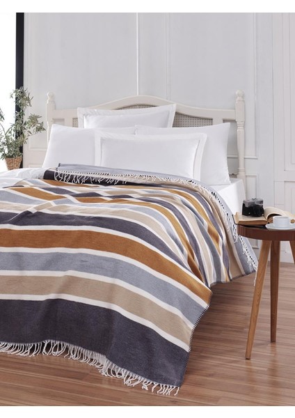 Pamuklu Tv Diz Battaniyesi Graysen