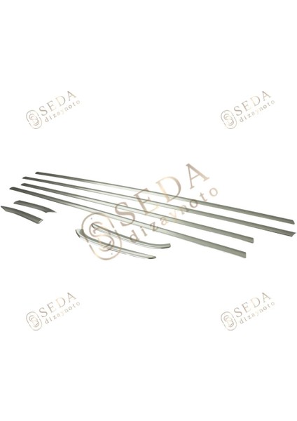 Ford Fiesta 6 Hb 2009 > 2017 Cam Çıtası 8 Prç. P. Çelik