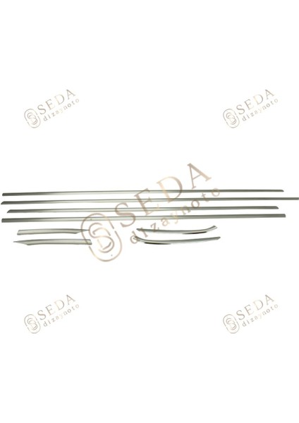 Ford Fiesta 6 Hb 2009 > 2017 Cam Çıtası 8 Prç. P. Çelik modelleri