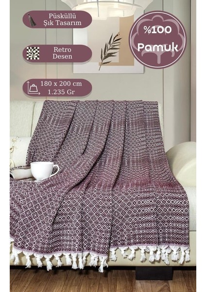 Battaniye Pamuk Riona 180X200 cm