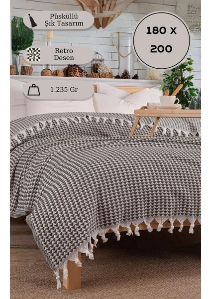 Battaniye Pamuk Piramid 180X200 cm modelleri