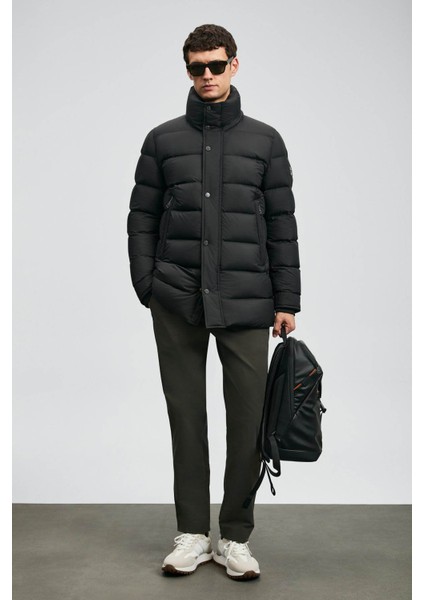 Rıld Kaz Tüyü Siyah Erkek Mont 112120255 fiyatları