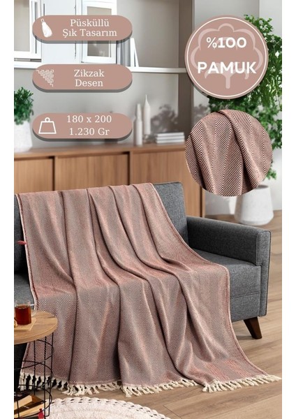 Battaniye Pamuk Miren 180X200 cm indirimleri