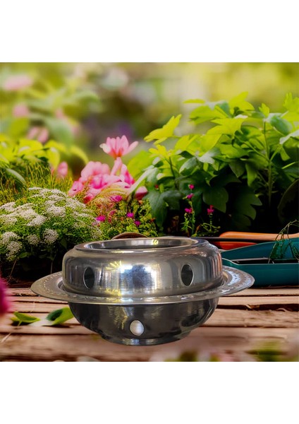 -El Dövmesi Bakır Osmanlı Ocağı Çaydanlık Isıtıcı – Nikel Kaplamalı, Geleneksel Otantik Tasarım, Kömür ve Ispirto ile Kullanıma Uygun, Dayanıklı El Işçiliği