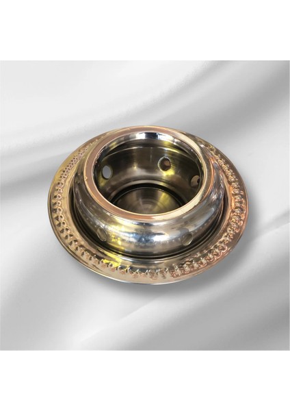 -El Dövmesi Bakır Osmanlı Ocağı Çaydanlık Isıtıcı – Nikel Kaplamalı, Geleneksel Otantik Tasarım, Kömür ve Ispirto ile Kullanıma Uygun, Dayanıklı El Işçiliği fiyatları