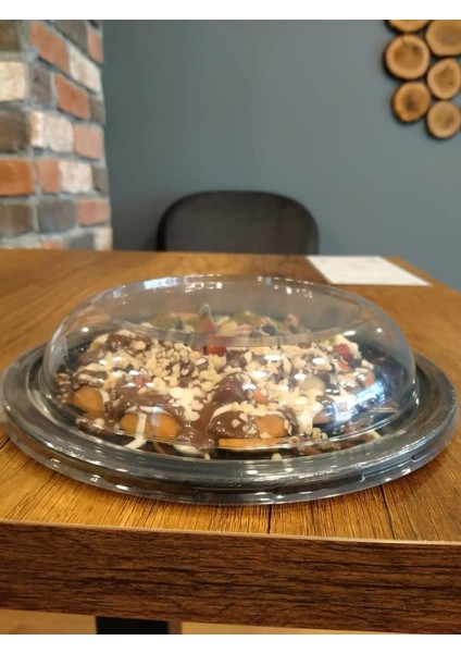 Waffle Paket Kabı + Kapak 100 Adet