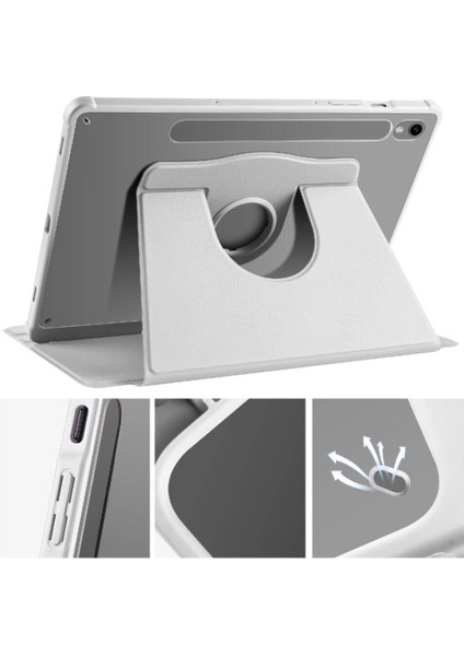 Galaxy Tab S10 Lite Kapaklı Standlı Kalem Bölmeli Dönen Kılıf Sağlam Kapak fırsatları