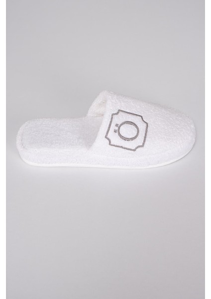 Ö Harf Nakışlı Banyo Ve Ev Havlu Terliği – %100 Pamuk Kaymaz Kalın Taban fiyatları